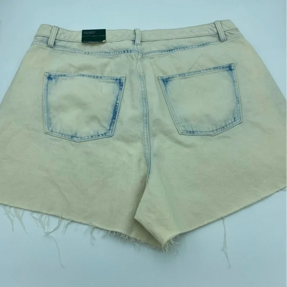 Wild Fable Super High Rise Raw Hem Jean Cutoffs Shorts - Size 17 - Picture 2 of 5